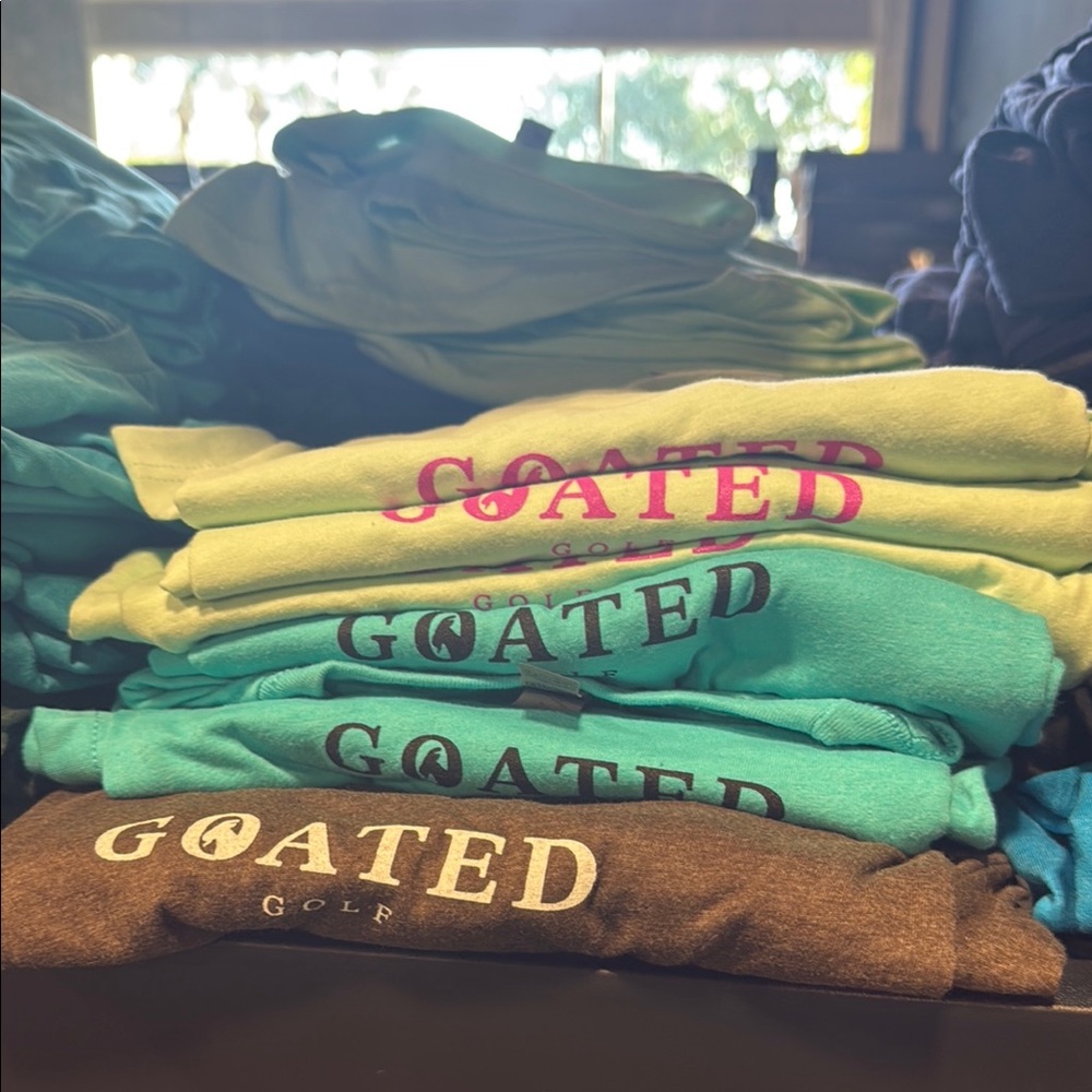 Goated Golf T-Shirts in Assorted Colors